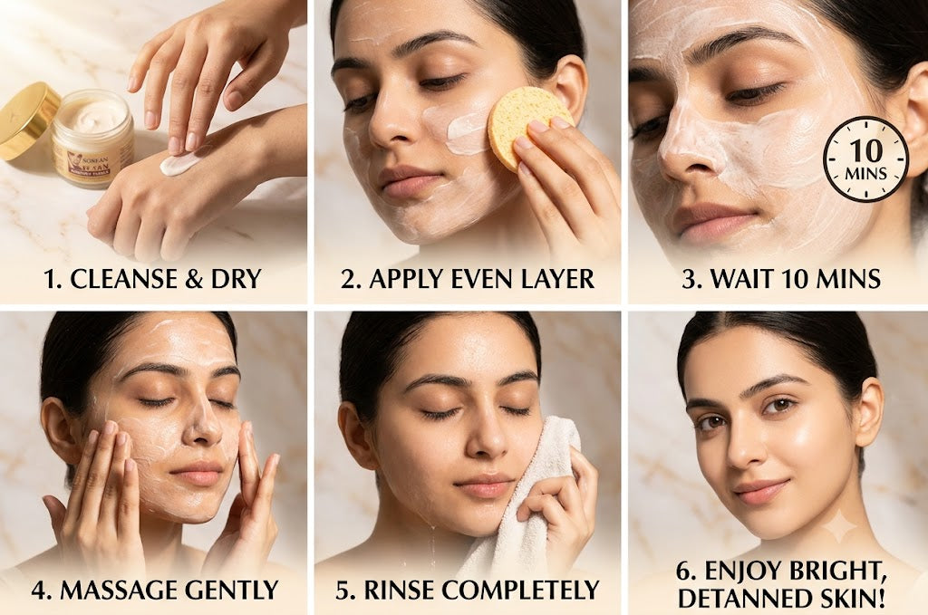 Korean D-Tan Removal Face Cream | Brightening & Glow Boost