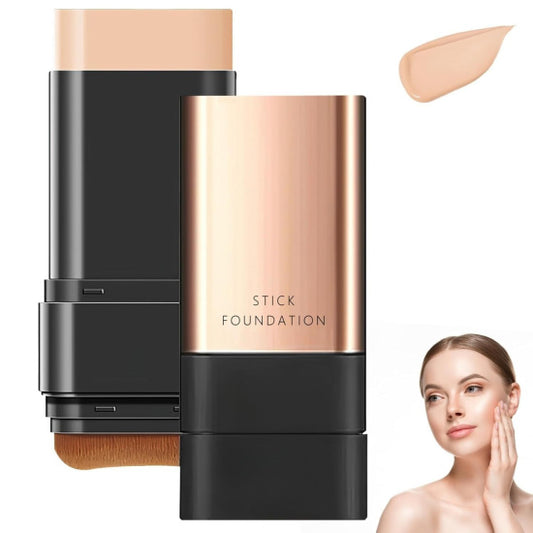 2-in-1 Makeup Foundation Stick – Buildable Coverage Concealer for All Skin Types